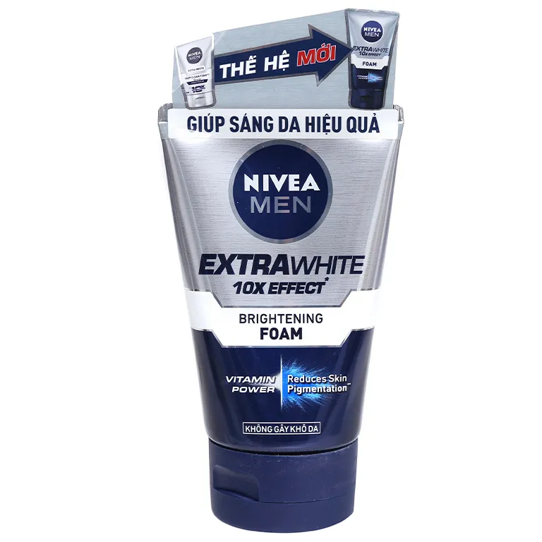 Nivea Mannen Extra Witte Huid Lichter Cleanser 100G