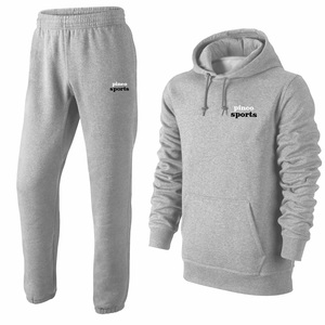 Ensemble de survêtement en laine pour homme, vêtements de sport, Jogging, survêtement, Slim, fermeture éclair, Jogging - Product Image 2