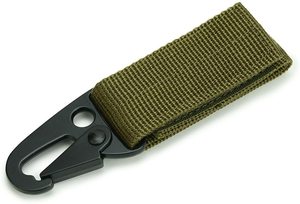 Mayorista Moda Mosquetón Nylon Ceremonial Llavero Color Sólido Negro Cerradura Llavero 2025 - Product Image 4