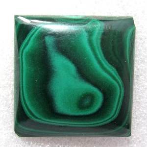 หินอัญมณีทรงสี่เหลี่ยมมาลาไคต์ธรรมชาติสำหรับทำเครื่องประดับอัญมณีทรงหลวม - Product Image 3