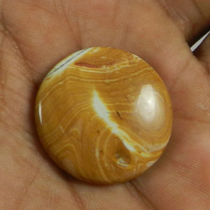 Gemas sueltas para fabricación de joyas, cabujones redondos de 29mm, de jaspe Natural, 6,60 gms - Product Image 6
