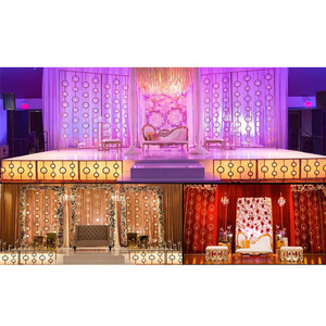 Splendide USA À La Mode De Mariage Scène Métallique Bougie Murs Nouveau Style Bougie En Métal Murs pour Décorations De Mariage - Product Image 1