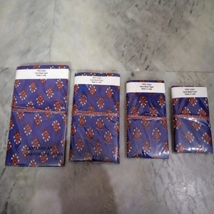 Couverture imprimée en coton coloré journal intime en papier fait main lot de 4 pour l'écriture de Journal en gros de l'Inde - Product Image 1