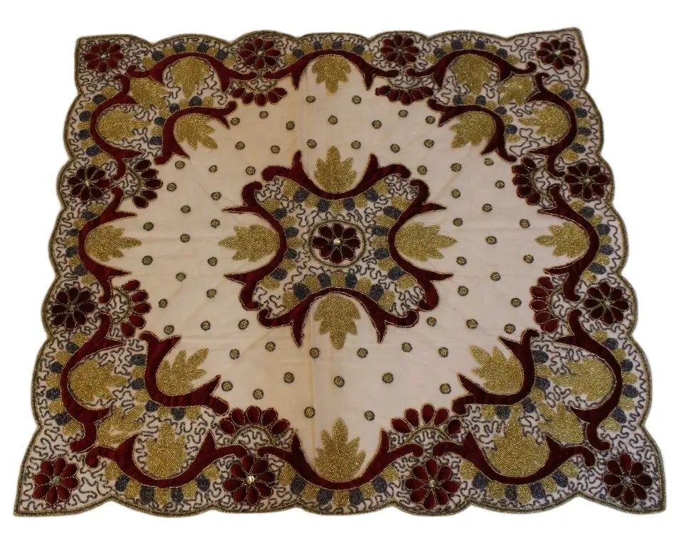 Indian Work Hand Embroidery Table Runner