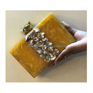 Style bohème indien fait à la main perlé Designer résine pochette sac de messager femmes élégant Boho soirée Shopping fête sac à bandoulière - Product Image 2