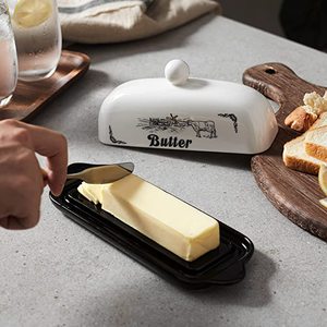 Design tendance grande vaisselle de forme personnalisée plat à beurre de qualité supérieure élégant et pratique pour la table à manger à la maison - Product Image 4