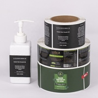 Étiquettes personnalisées pour bouteilles, autocollants d'emballage en vinyle pour produits capillaires, marque privée