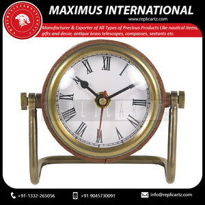 Suministro a granel diseñador fregona mesa de acero reloj Mesa decoración del hogar regalo Showpiece decorativo - Product Image 2