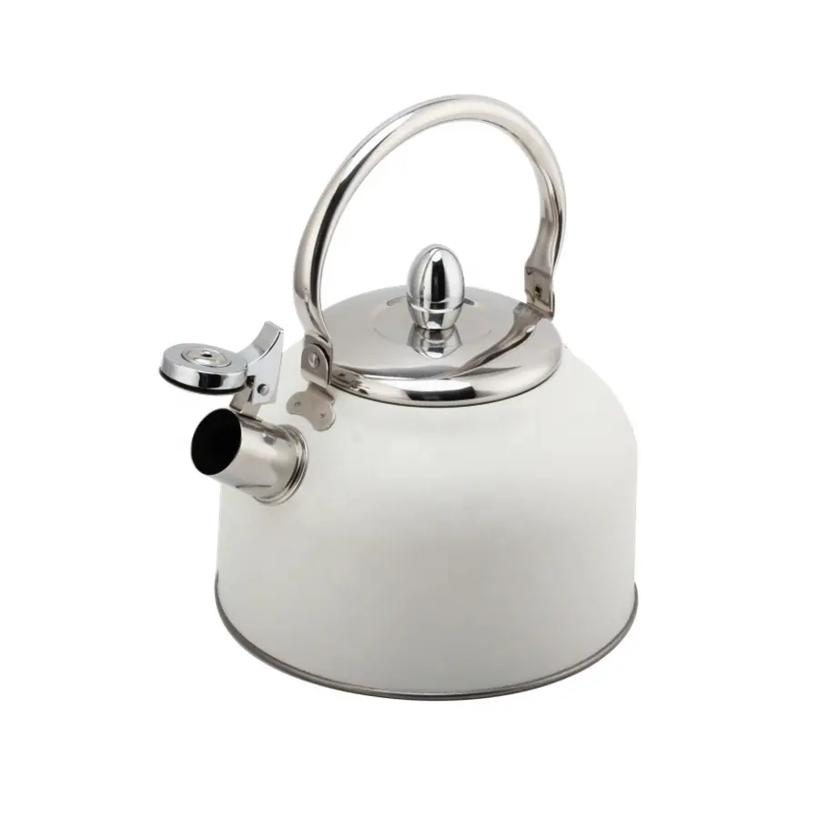 Kettle Stainless Steel White Tea Kettle Stovetop Whistling Teapot
