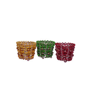 Crystal Beads Tea Light Candle <b>Holder</b> Small Candle <b>Holder</b> for Wedding Parties Home Decoration - Product Image 2