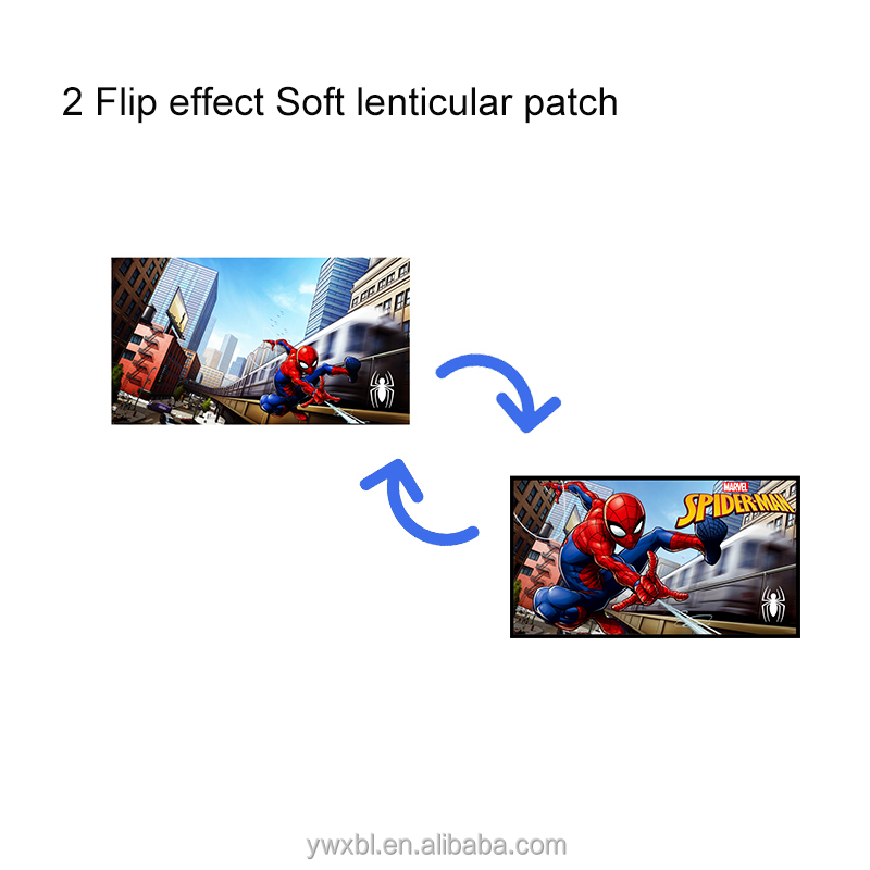 Завулоне 3dsoft линзовидные патч экологически безопасные термополиуретан по индивидуальному заказу 2 флип эффект 3D линзовидные пластиковые ярлыки для одежды