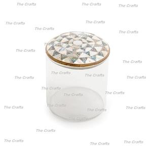 Acrylic Dry Box With Wooden And Mop Work Lid High Quality Serving Chocolates <b>Sweets</b> And Dry Fruits Box Gift <b>Jar</b> - Product Image 5