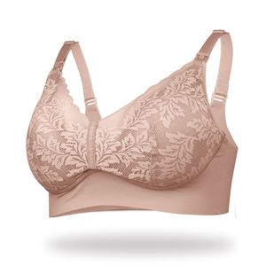 Super confortable 3D dentelle soie doux Cool Touch 3/4 bonnets soutien-gorge d'allaitement XXL bonnet taille solide extensible pour Sport/décontracté tous les jours - Product Image 1