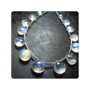 Cuentas de piedras preciosas de piedra lunar en forma de corazón de calidad superior, proveedor superior de piedras preciosas de la India para la fabricación de joyas - Product Image 5