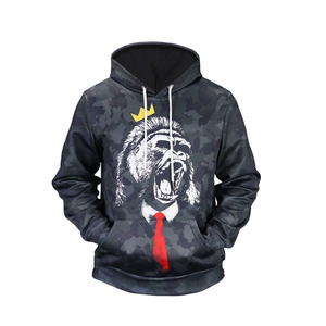 Sweat à capuche unisexe en polyester sublimé avec logo personnalisé, violet gris, décontracté pour homme, avec poche et impression de logo - Product Image 5