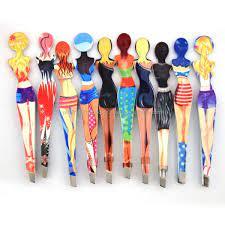 Ensemble de pinces à sourcils en acier inoxydable antiadhésives de haute qualité fabriqué au Pakistan Emballage de logo gratuit pour une utilisation en beauté - Product Image 5