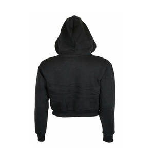 Customized Color and Logo Plain Pullover Women Crop <b>Top</b> Hoodies Vintage Drawstring Hoodies for Ladies by Standard International - Product Image 4