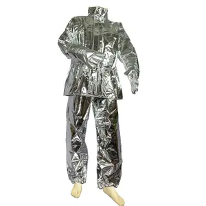 Top Selling Aluminized Two Piece Fireman Firefighting Suit/ Uniform/ Outfit/ Work Wear Safety Equipment