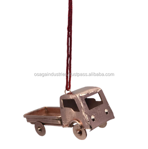 LATEST DESIGN METAL IRON TRUCK CHRISTMAS HANGING ORNAMENT BEST ARRIVAL of 2020 HOME & CHRISTMAS <b>TREE</b> DECORATION - Product Image 5