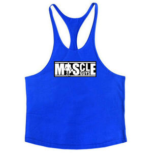 <b>Men</b> Bodybuilding Stringer Tank Tops Vest Fitness Clothing Cotton Gym <b>Singlets</b> with Custom Printing and Sizing on Wholesale Price - Product Image 5