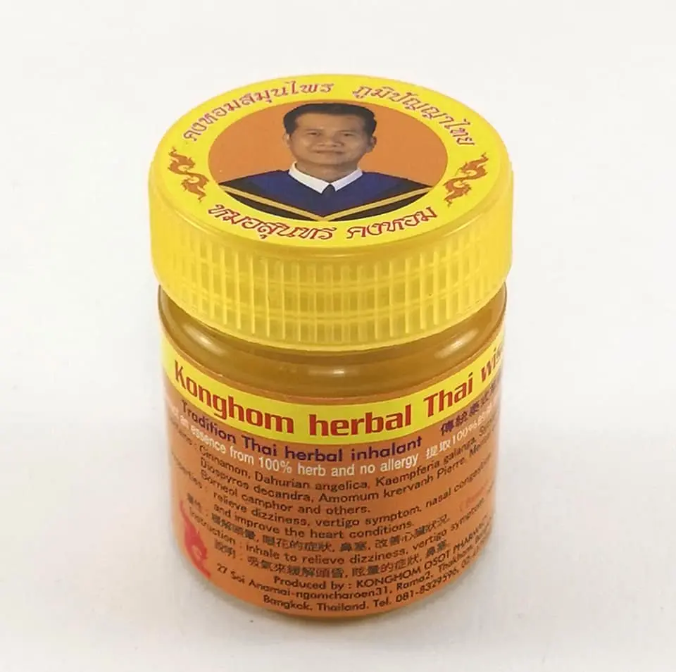Konghom Merk Thaise Kruiden Inhalator Voor Anti Duizelig En Relief Neusverstopping