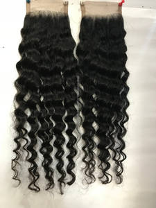 Raw Indian 360 Wavy Hair HD Lace Closure Natural Wave Style Temple Human Hair - Product Image 2