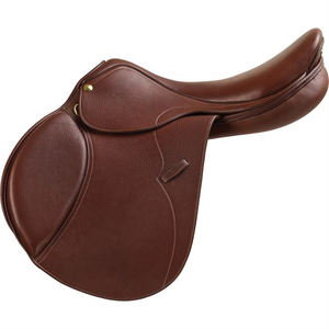 Selle de cheval de course et de saut occidentale en cuir véritable de qualité supérieure (taille de siège 14"-18") disponible en plusieurs couleurs et tailles - Product Image 1