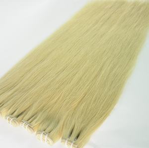 Tissage de cheveux 100% naturels vierges, cheveux humains blonds 613, sur trame, aspect naturel - Product Image 3