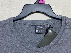 Vêtements de marque en stock, lot de vêtements pour hommes, t-shirts décontractés à manches courtes et col rond en coton, teints en pièce, écologiques, pour l'été - Product Image 4