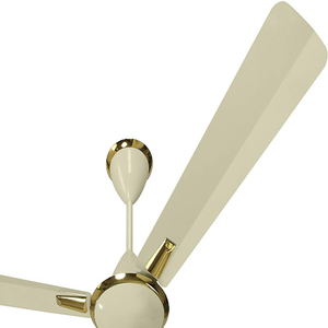 พัดลมระบายความร้อนด้วยอากาศทองแดงไฟฟ้าคุณภาพสูง |   พัดลมเพดานตกแต่งความเร็วสูง REVE Aura ขนาด 48 นิ้ว สีไอวอรี่เมทัล - Product Image 2