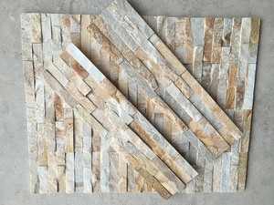 Ardoise jaune étoilée panneau de mur extérieur en <span class=keywords><strong>pierre</strong></span> de culture - Product Image 5