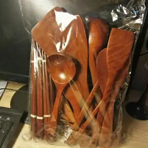 Cuillère en bois pour cuisine, vente en gros, haute qualité, à bas prix, taxes et directement du fabricant, - Product Image 1