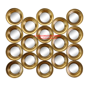 Contemporary Modern <b>Square</b> Shape Wall <b>Mirror</b> High Quality Metal Home Decor for Christmas for Hotel Office or Bathroom - Product Image 1