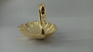 Gold Plated Serving Bowl Duck Style Gift <b>Item</b> Bowl Unique Design Gold Dry Fruit Bowl Home and Table <b>Decor</b> - Product Image 3