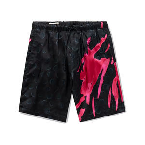 Short en maille pour homme Motif Paisley Imprimé Casual Sport Quarter Trunks Street Fashion Au-dessus du genou Design Shorts - Product Image 1