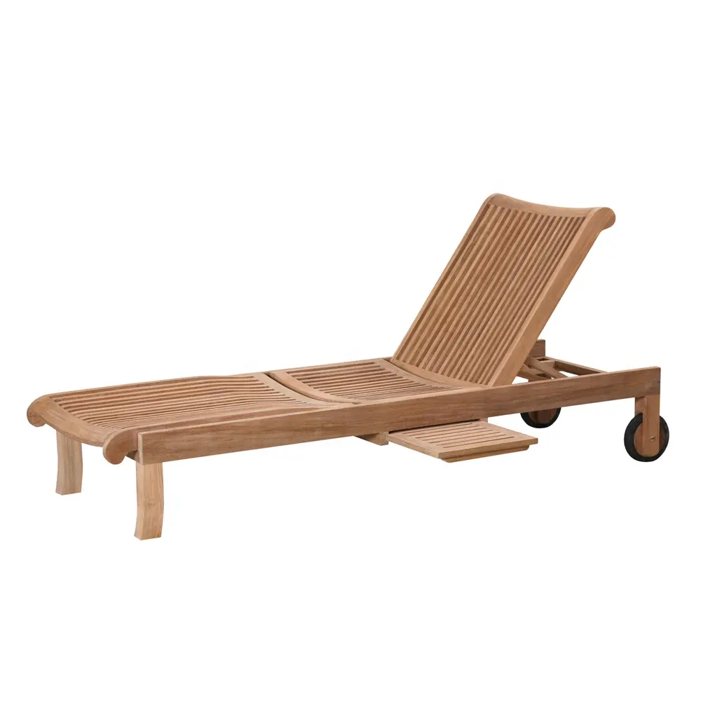 Bristool moderno lettino da sole Super qualità in legno di Teak mobili da esterno per la piscina sulla spiaggia e l'uso esterno dell'hotel dall'Indonesia