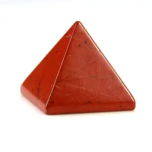 ג 'ספר אדום קריסטל אומנות ריפוי פירמידה הסיטונאית jasper