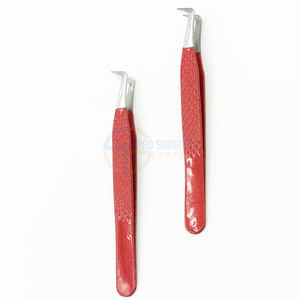 Pince à cils 3 Pro Russian Volume High Classified avec pointe en fibre de diamant en forme de L Utilisation des sourcils et des cils - Product Image 3