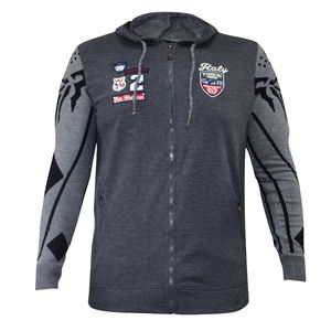 Sudadera con capucha y cremallera doble, diseño personalizado - Product Image 2