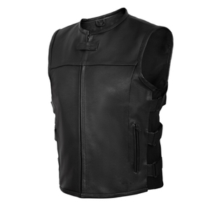 CUSTOM PRINT EMBROIDERY RIDING MOTOCROSS MOTORCYCLE <b>JACKET</b> COW LEATHER WINTER STAND COLLAR FRONT LOGO MEN <b>WOMEN</b> - Product Image 1