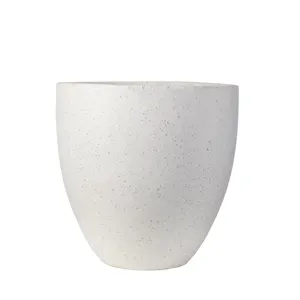 Rosa Terrazzo Farbe Finishing Bowl runde Form Zement faser Topf und Pflanzer Kindergarten Blumen pflanze Großhandels preis