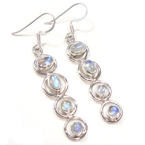 Boucles d'oreilles en citrine, pierre naturelle, argent sterling 925, faites à la main, pierre de naissance de novembre, cadeau pour femme - Product Image 2