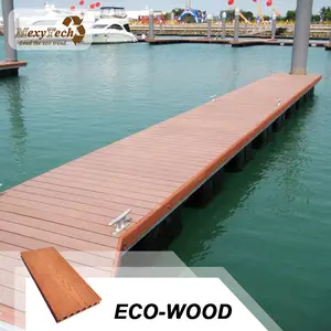 传统风格强抗紫外线木塑复合wpc地板铺板，用于公园和花园