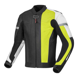 Meilleures vestes en cuir de course de moto pour hommes directes d'usine, vêtements de sport de grande taille en PU confortable, conceptions chaudes - Product Image 4