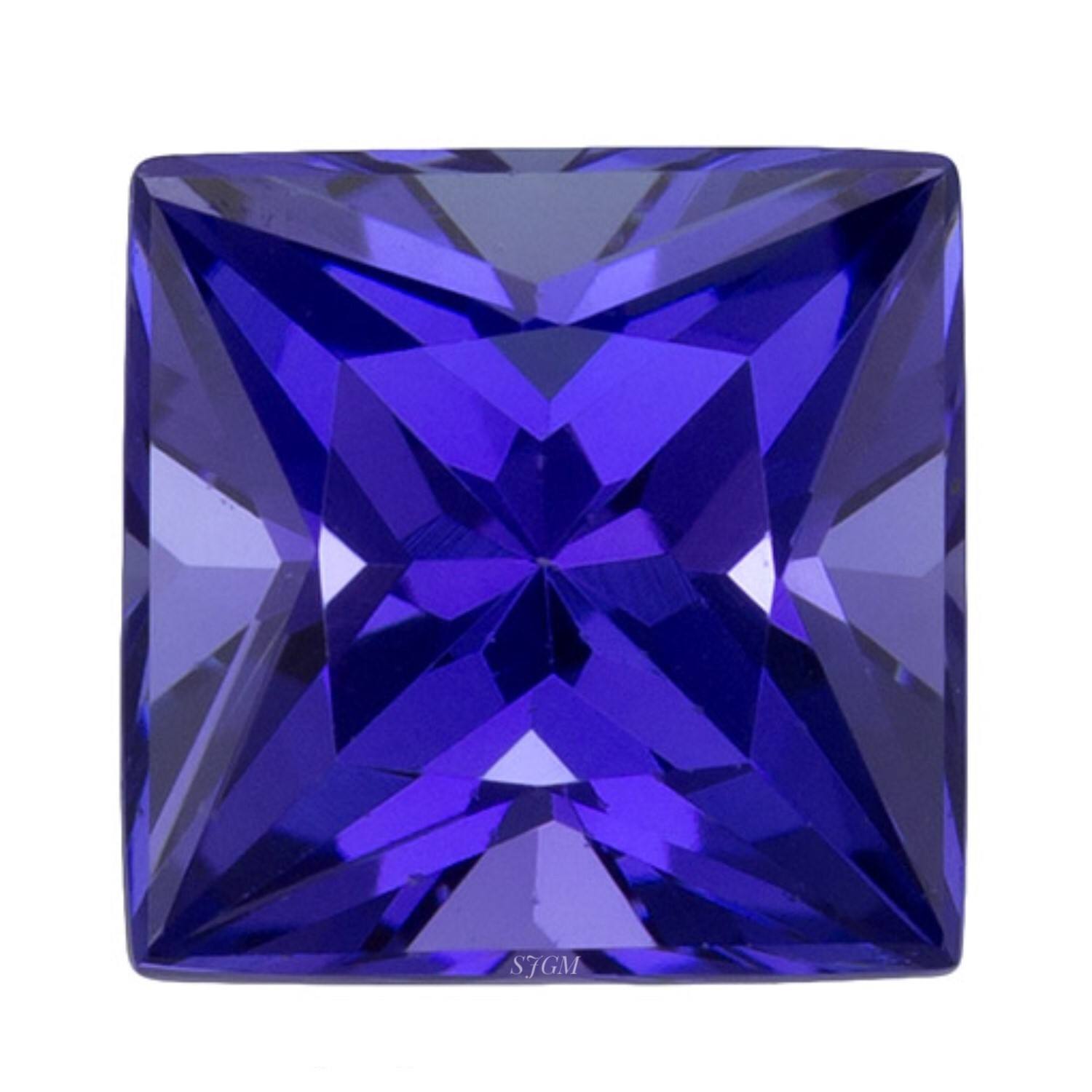 2mm Square Cut Natural Tanzanite High Quality Gemstone