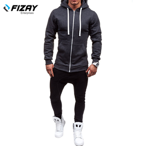 OEM-sudaderas deportivas para hombre, ropa deportiva para correr, con cremallera, diseño personalizado - Product Image 2