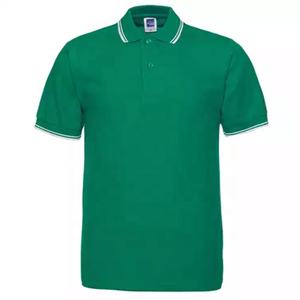 High Quality Polo T shorts 100 Cotton OEM Custom Logo Cheap Men's Polo Tee Shirt - Product Image 3