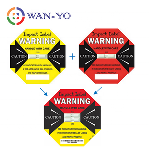 Étiquette d'indicateur de choc/impact double montre expédition dissuader la mauvaise manipulation - Product Image 2