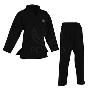 Kimono de Jiu-Jitsu BJJ personnalisé en gros avec logo pour l'entraînement, uniforme pour hommes en polyester/coton toutes saisons - Product Image 4