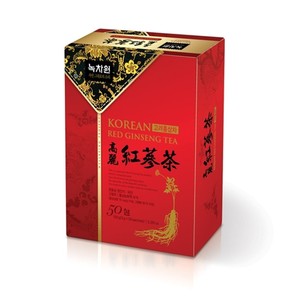 Thé au ginseng rouge coréen NOKCHAWON Premium 50 sachets Type de granule GINSENG ROUGE CORÉEN GORYEO GINSENG - Product Image 1